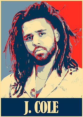 J. Cole Portrait Poster