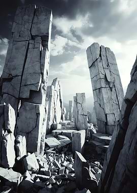 Stone Pillars Landscape