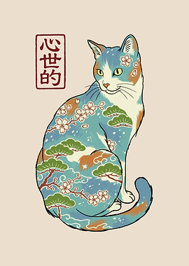 Floral Cat