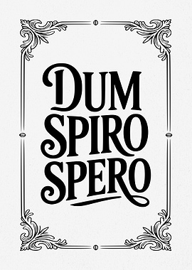 Dum Spiro Spero Latin Phrase
