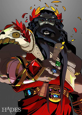 Hades Game Character Portrait