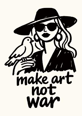 make art not war