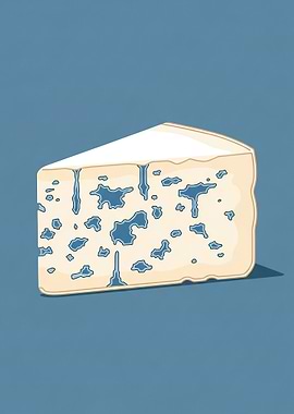 Slice of Blue Cheese