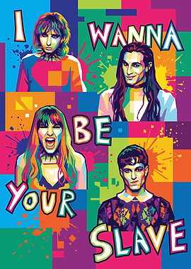 Måneskin Pop Art Portrait