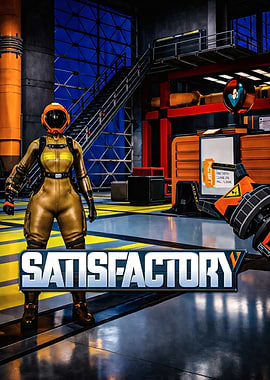 Satisfactory Game Cover Art