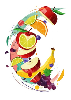 Abstract Fruit Composition