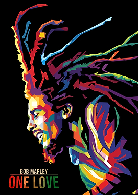 Bob Marley One Love Pop Art