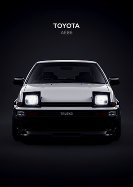 Car Toyota AE86 Sprinter Trueno