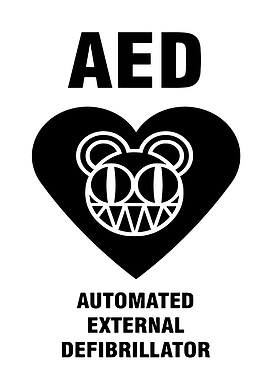 AED Automated External Defibrillator Logo