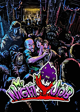 My Night Job Horror Game Art