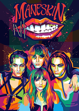 Måneskin Band Portrait