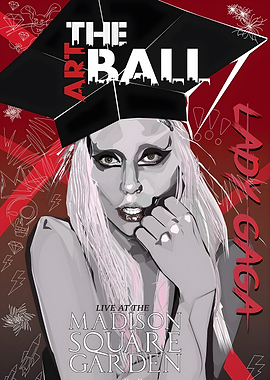Lady Gaga The Art Ball Poster
