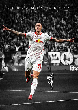 Benjamin Sesko Celebration