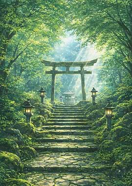 Enchanted Forest Shrine Path