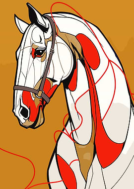 Stylized Horse Portrait