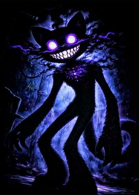 Creepy Cheshire Cat Monster