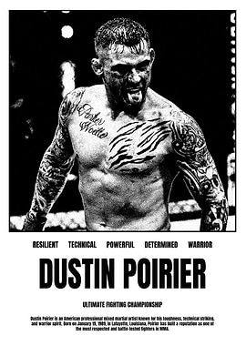 Dustin Poirier UFC Poster
