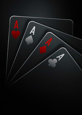 Four Aces Playing Cards