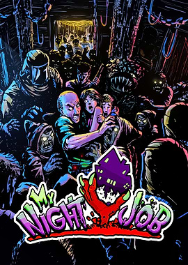 My Night Job Horror Game Art