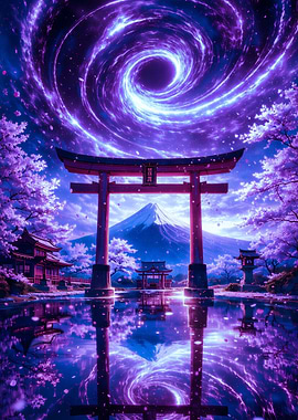Mystical Japanese Torii Gate