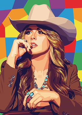 Ella Langley in Cowboy Hat and Blazer