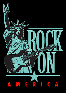 Statue of Liberty Rock On America
