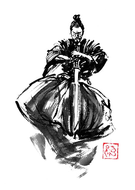 Samurai Warrior with Sword