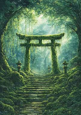 Enchanted Forest Torii Gate