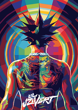 Lil Uzi Vert Pop Art Portrait