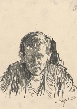 Pencil Sketch of a Man's Portrait