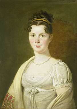 Portrait of a Woman in White Dress