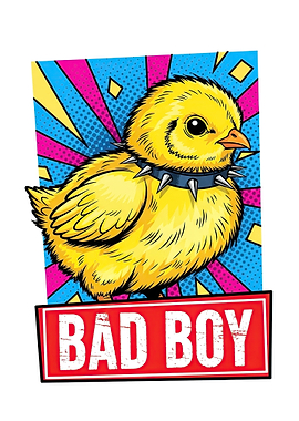 Bad Boy Chick with Spiked Collar