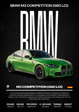 BMW M3 Competition G80 LCI