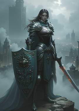 Fantasy Knight in Armor