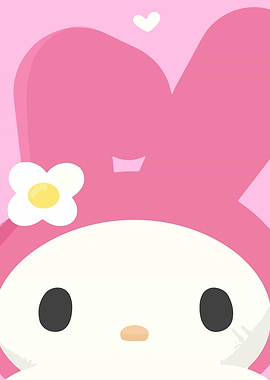 My Melody Close-up with Flower