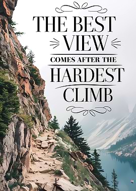 Inspirational Mountain Climb Quote