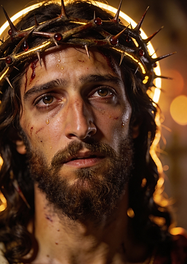 Jesus Christ with Crown of Thorns