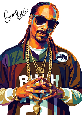 Snoop Dogg Pop Art Portrait