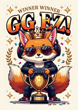 Gaming Fox Winner Trophy