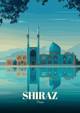 Shiraz Iran Mosque Reflection