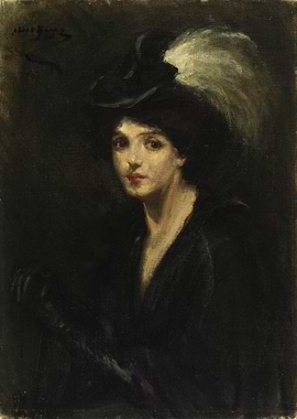Portrait of a Woman in a Hat