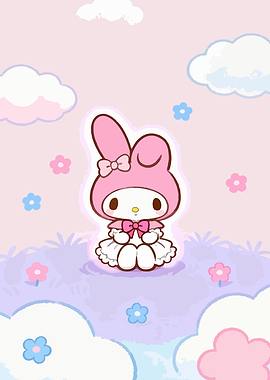 My Melody Sitting in a Field