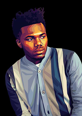 Baby Keem Pop Art Portrait