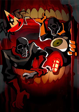 Kletka – Horror Survival Game Art