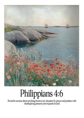 Philippians 4:6 Coastal Landscape