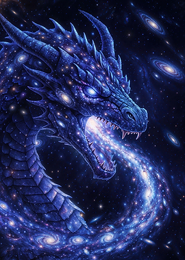 Cosmic Dragon Breathing Galaxies