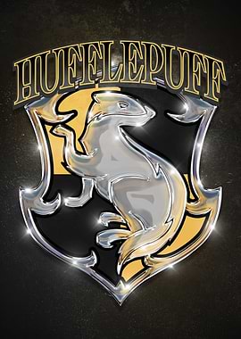 Hufflepuff House Crest Emblem