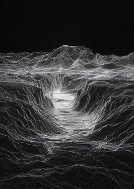 Abstract Digital Landscape