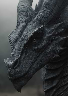 Close-up of a Dragon's Head