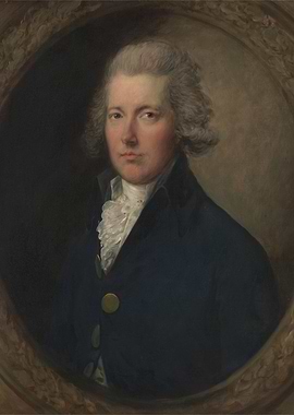 Portrait of a Man in a Blue Coat